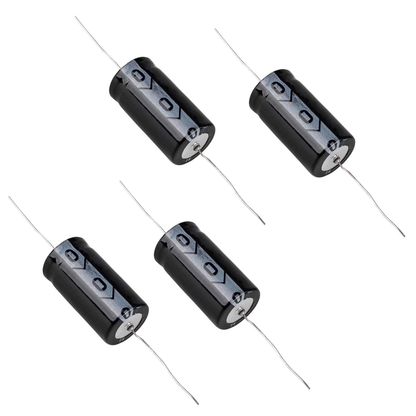 4 Pack 50v 100µf Aluminum Electrolytic Axial Lead Capacitor Sciencepurchase 5419