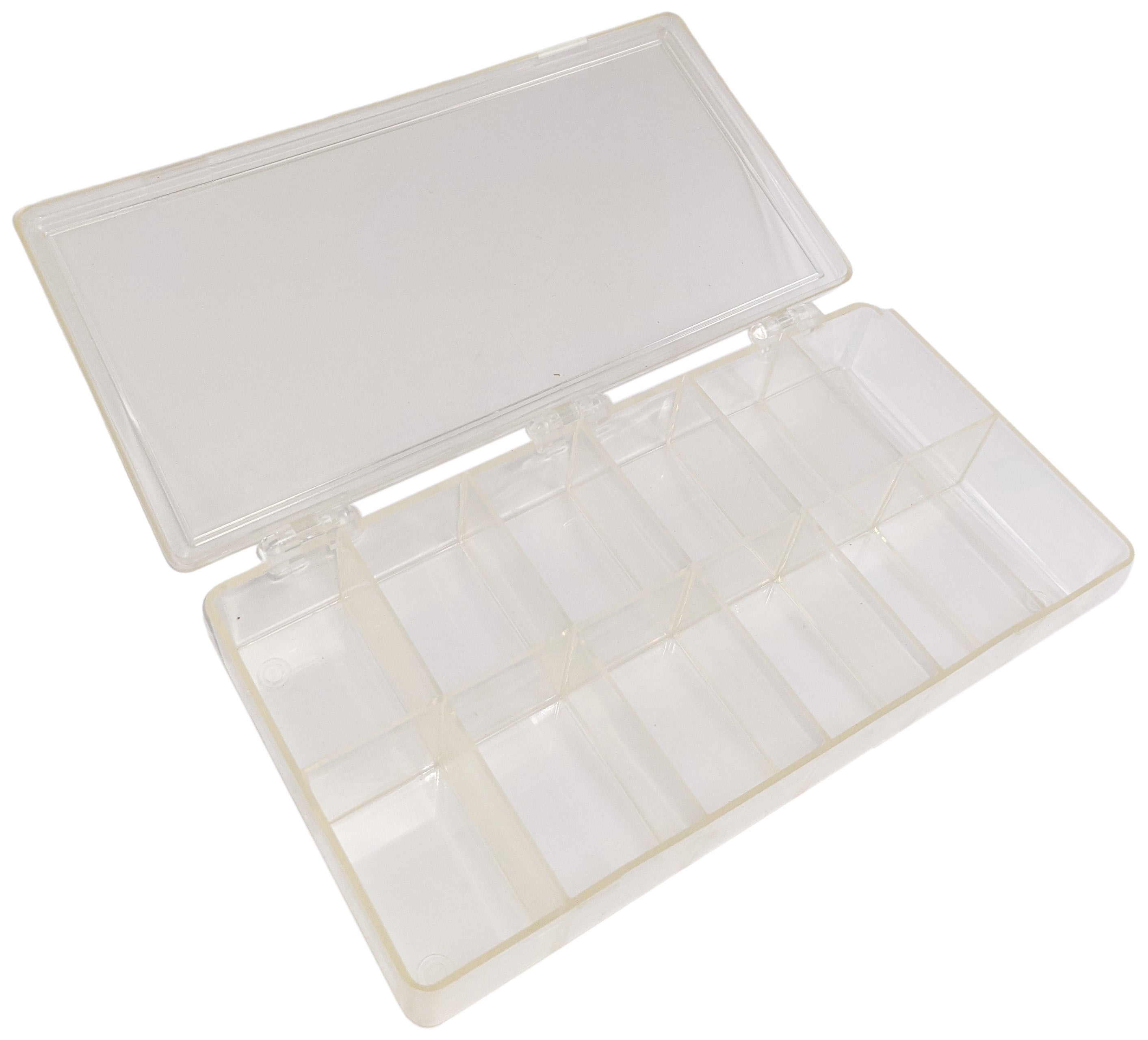 Portable Hobby Storage Box with Latching Lid and Handle, 14