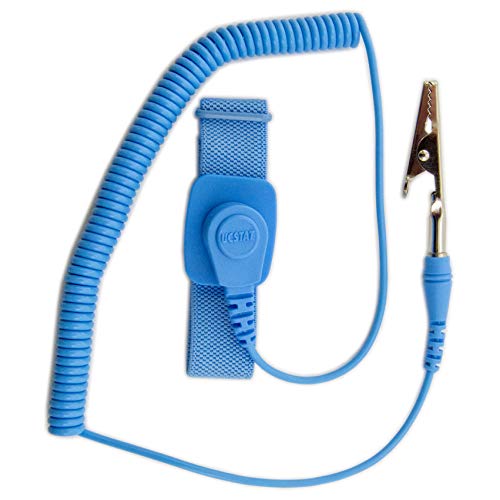 Anti-Static Grounding Strap Wrist Band w/ Cord, Blue