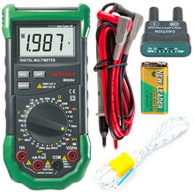 Load image into Gallery viewer, Mastech MS8264 Backlit 30-Range Digital Multimeter with Temperature Measurement
