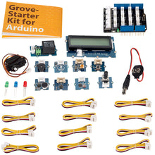 Load image into Gallery viewer, Seeedstudio Grove Starter Kit for Arduino - Includes Base Shield and 14 Sensors / Accessories (110060024)
