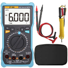 Load image into Gallery viewer, ZT-M0 True-RMS Digital Multimeter Auto and Manual with Analog Bar Graph AC/DC Voltage Ammeter Current Ohm
