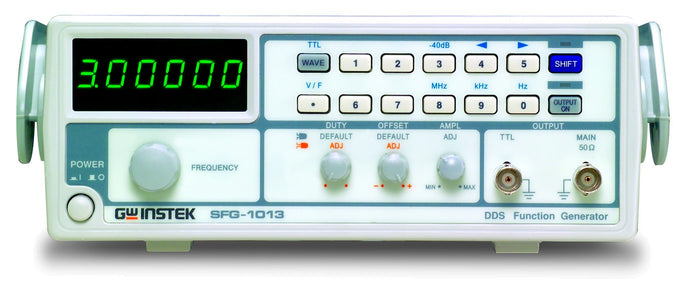 GW Instek DDS Function Generator with Voltage and 6 Digit LED Display, 0.1Hz to 3MHz Frequency (SFG-1013)