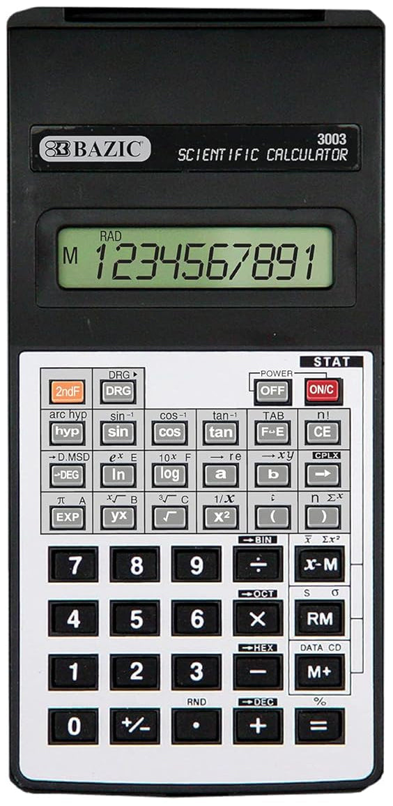 BAZIC Scientific Calculator, 56 Function w/ Flip Cover (3003)