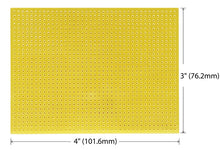 Load image into Gallery viewer, 6 Pack 29 × 40 (1,160 holes) Holes Perf Board Without Solder Pads, 3&quot; × 4&quot; (76.2 x 101.6mm)
