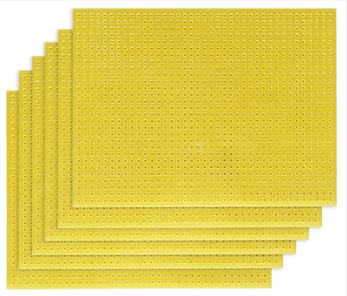 6 Pack 29 × 40 (1,160 holes) Holes Perf Board Without Solder Pads, 3