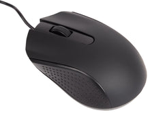 Load image into Gallery viewer, Ambidextrous USB Optical Mouse with 3 Buttons &amp; Scroll Wheel (Black Color)
