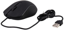 Load image into Gallery viewer, Ambidextrous USB Optical Mouse with 3 Buttons &amp; Scroll Wheel (Black Color)
