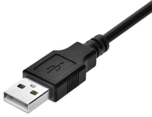 Load image into Gallery viewer, 1.5 Foot Black USB-A to Micro USB-B 2.0 Cable - 5-Pin, 28/28AWG
