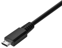 Load image into Gallery viewer, 1.5 Foot Black USB-A to Micro USB-B 2.0 Cable - 5-Pin, 28/28AWG
