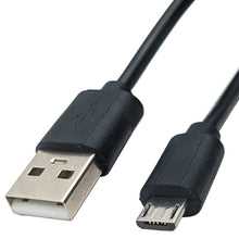 Load image into Gallery viewer, 6 Foot Black USB-A to Micro USB-B 2.0 Cable
