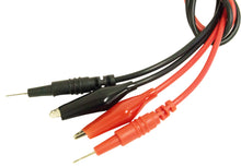 Load image into Gallery viewer, 24&quot; Alligator to Test Pin Lead Set, Includes 1 Red and 1 Black Cable
