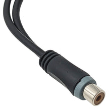 Load image into Gallery viewer, RCA Female to Dual RCA Male Y-Adapter Cable, 6-Inch Length
