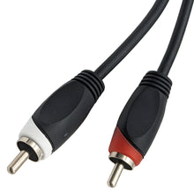 Load image into Gallery viewer, RCA Female to Dual RCA Male Y-Adapter Cable, 6-Inch Length
