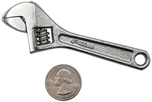 Load image into Gallery viewer, 4-Inch Mini Adjustable Wrench, Forged Steel
