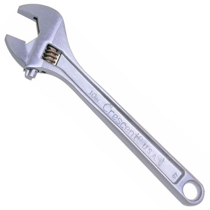 Crescent 10-Inch Adjustable Wrench, Made in USA (AC110)