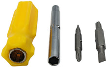 Load image into Gallery viewer, 6-in-1 Screwdriver - Slotted: 3/16&quot;, 1/4&quot; - Phillip: #1, #2 - Nut Driver: 1/4&quot;, 5/16&quot;
