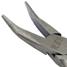 Load image into Gallery viewer, 4-1/2&quot; Mini Bent Nose Pliers with Smooth Jaws
