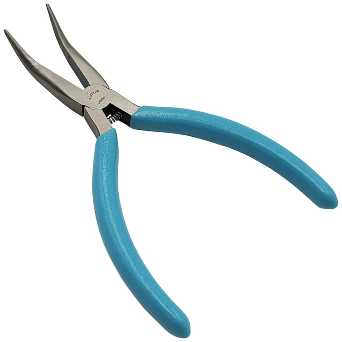 Xcelite 5½-Inch Curved Long Nose Pliers with Smooth Jaws, 45° Curve (CN55GN)