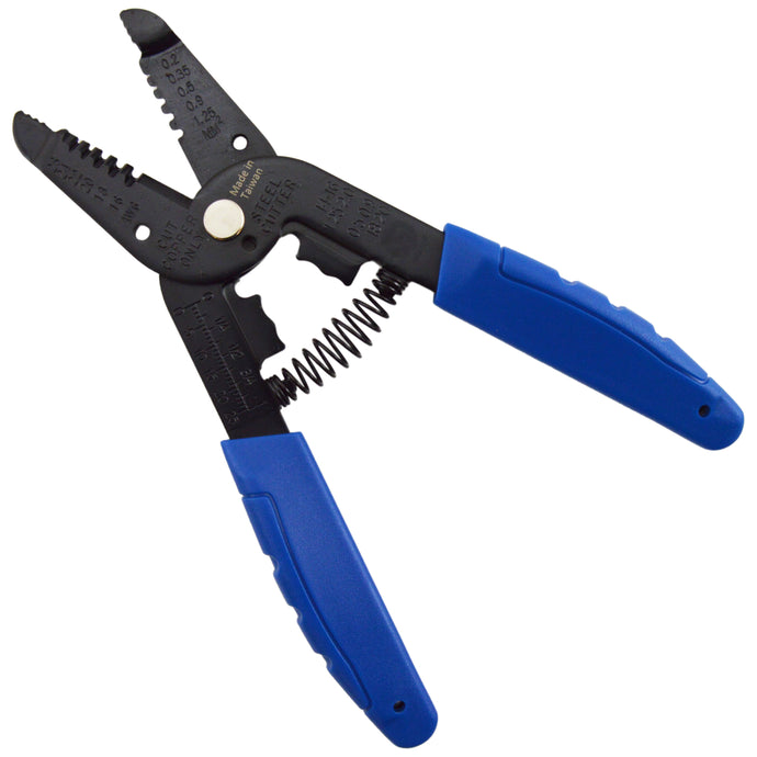 7-in-1 Hand Tool for 16-26 AWG Wire - Stripper, Cutter, Pliers, Wire Loop, Crimp