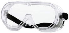 Load image into Gallery viewer, Splashproof Clear Safety Goggles with Adjustable Strap, Clear Lens with Splash Shield for Eye Protection
