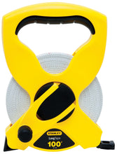 Load image into Gallery viewer, Stanley 100 Foot Tape Measure, Open Reel, 1/2-inch Width Fiberglass Long Tape (34-790)
