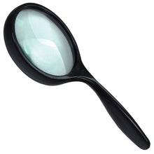 Load image into Gallery viewer, SE Ergonomic Handheld Magnifier, 2-inch Diameter Glass Lens, 8x Magnification (MH2117-2)
