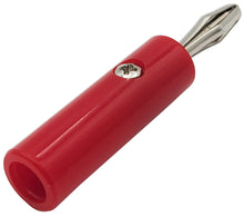 Load image into Gallery viewer, Red Insulated Banana Plug with Set Screw, Solderless, 1.85&quot; Long
