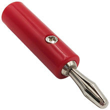 Load image into Gallery viewer, Red Insulated Banana Plug with Set Screw, Solderless, 1.85&quot; Long
