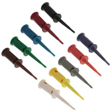 Load image into Gallery viewer, Pomona SMD Grabber Test Clip Kit, 10 Colors, 1.58&quot; Length, 0.35&quot; Diameter (5520)
