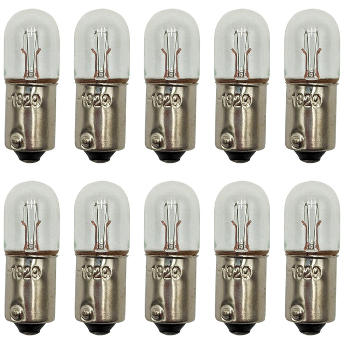 10 Pack 28V 70MA Mini Incandescent Bulb, Bayonet Base