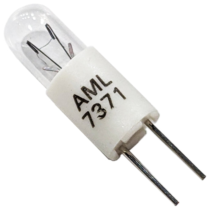 Mini 5mm Incandescent Lamp Bi-Pin (2 Pin) Base 12V, 40mA (7.5mm Bulb Height) T-1 3/4