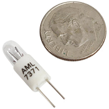 Load image into Gallery viewer, Mini 5mm Incandescent Lamp Bi-Pin (2 Pin) Base 12V, 40mA (7.5mm Bulb Height) T-1 3/4
