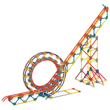 Load image into Gallery viewer, K&#39;NEX Roller Coaster Physics - 2,058 Parts, Creates 11 Models including Roller Coasters, Inclined Planes, and Loop Systems (78880)
