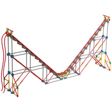 Load image into Gallery viewer, K&#39;NEX Roller Coaster Physics - 2,058 Parts, Creates 11 Models including Roller Coasters, Inclined Planes, and Loop Systems (78880)
