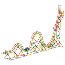 Load image into Gallery viewer, K&#39;NEX Roller Coaster Physics - 2,058 Parts, Creates 11 Models including Roller Coasters, Inclined Planes, and Loop Systems (78880)
