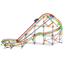 Load image into Gallery viewer, K&#39;NEX Roller Coaster Physics - 2,058 Parts, Creates 11 Models including Roller Coasters, Inclined Planes, and Loop Systems (78880)
