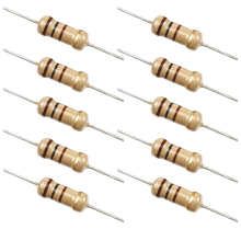 Load image into Gallery viewer, 10 Pack 10 Ohm Carbon Film Resistors, 1/4W, ±5% Tolerance
