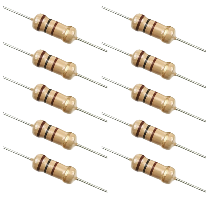 10 Pack Carbon Film Resistors 5% 1/4 W 82 Ohms – SciencePurchase