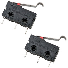 Load image into Gallery viewer, 2 Pack Limit/Snap Micro Switches, SPDT, 5A @ 250V AC, PC Leads
