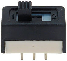 Load image into Gallery viewer, Mini SPDT Slide Switch with PC Leads on 0.1&quot; Center - Ideal for Breadboards
