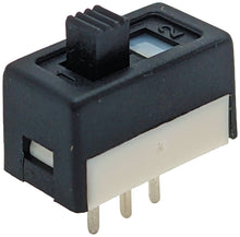 Load image into Gallery viewer, Mini SPDT Slide Switch with PC Leads on 0.1&quot; Center - Ideal for Breadboards
