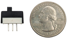 Load image into Gallery viewer, Mini SPDT Slide Switch with PC Leads on 0.1&quot; Center - Ideal for Breadboards
