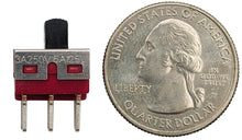 Load image into Gallery viewer, DPDT On-On Mini Slide Switch with PC Leads, 6 Pins (0.45&quot; x 0.50&quot;)
