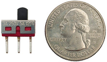 Load image into Gallery viewer, SPDT On-On Mini Slide Switch with PC Leads, 3 Pins (0.24&quot; x 0.50&quot;)
