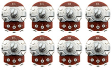 Load image into Gallery viewer, 8 Pack 1K Ohms Potentiometer, 1/2W, Panel Mount, Single Turn, Serrated Shaft
