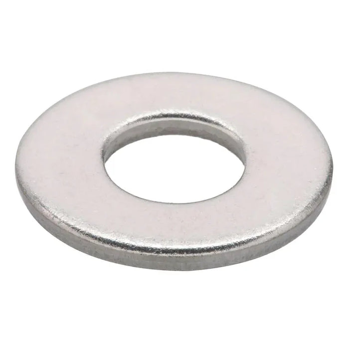 100 Pack Steel #4 Flat Washers, 0.370