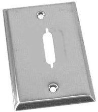 Load image into Gallery viewer, Stainless Steel Wall Plate with Single DB25 Hole (2.73&quot; x 4.43&quot;)
