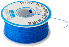 Load image into Gallery viewer, 1,000 Feet Blue 30 Gauge Solid Kynar Wire Wrap Wire, Tinned Copper, PVDF Insulation
