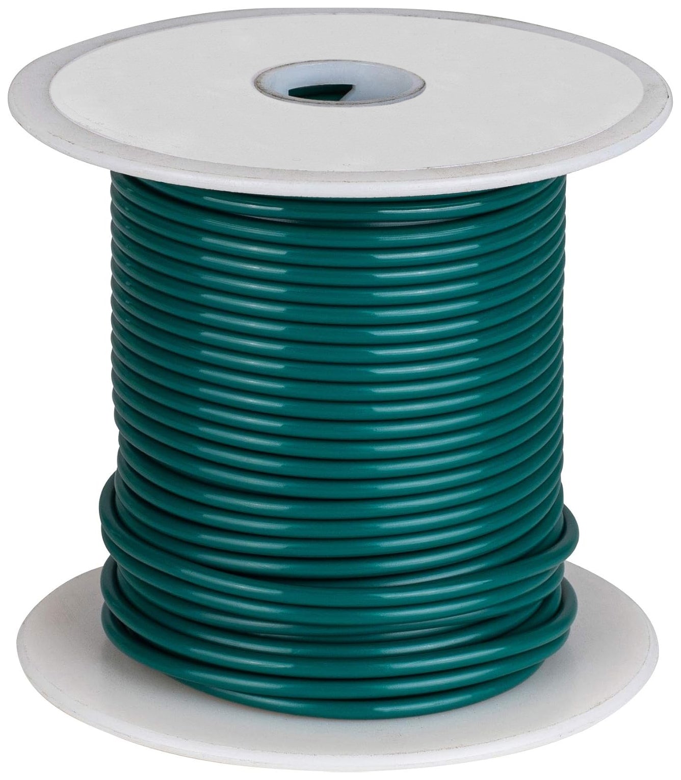 100 Feet Green 16 Gauge Stranded Hook-Up Wire, Copper, PVC Insulation ...